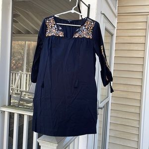 Madewell embroidered tunic dress